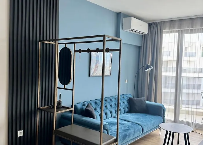 아파트 Sunrise L 1bd Sea View L Pool L Free Parking 바르나